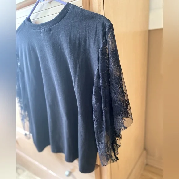 ⚰️⚰️”Death Before Dishonor” lace sleeves tee XL - Picture 11 of 16